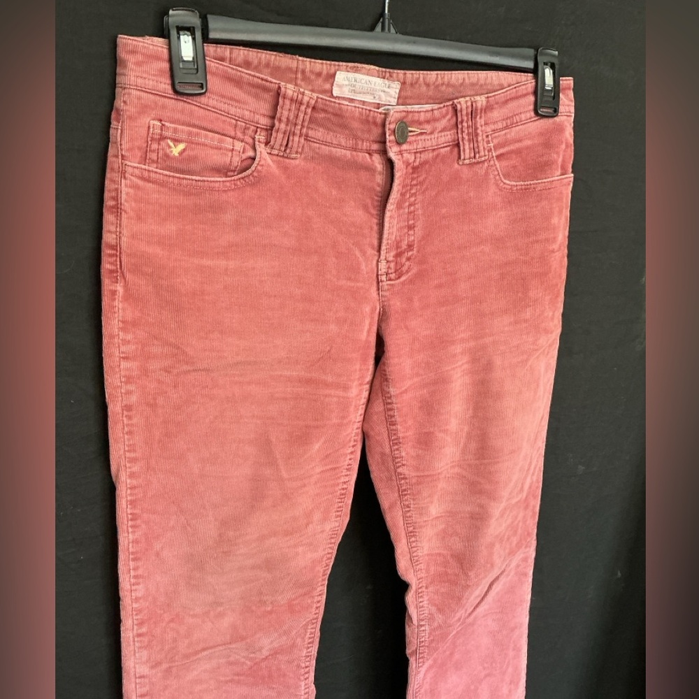American Eagle Outfitters Dusty Rose Corduroy Pants - Picture 2 of 9